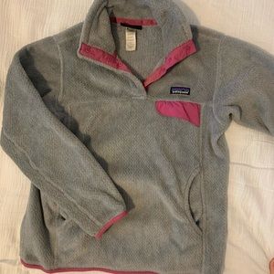 Patagonia snap tee fleece pull over
